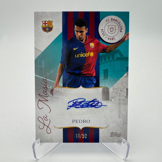 Pedro - FC Barcelona - Topps Barcelona 125 - Auto 11/50