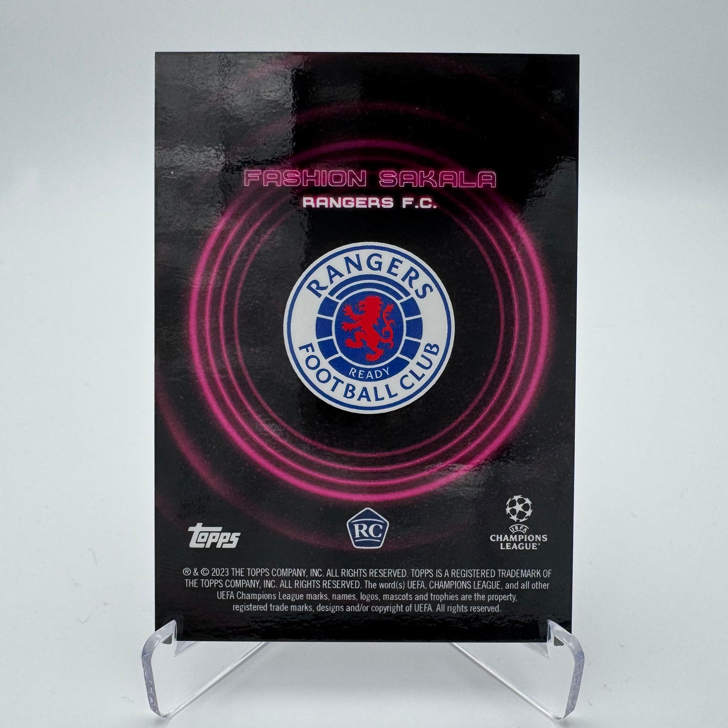 Fashion Sakala RC - Rangers FC - Topps Showtime 2023 - 1/5