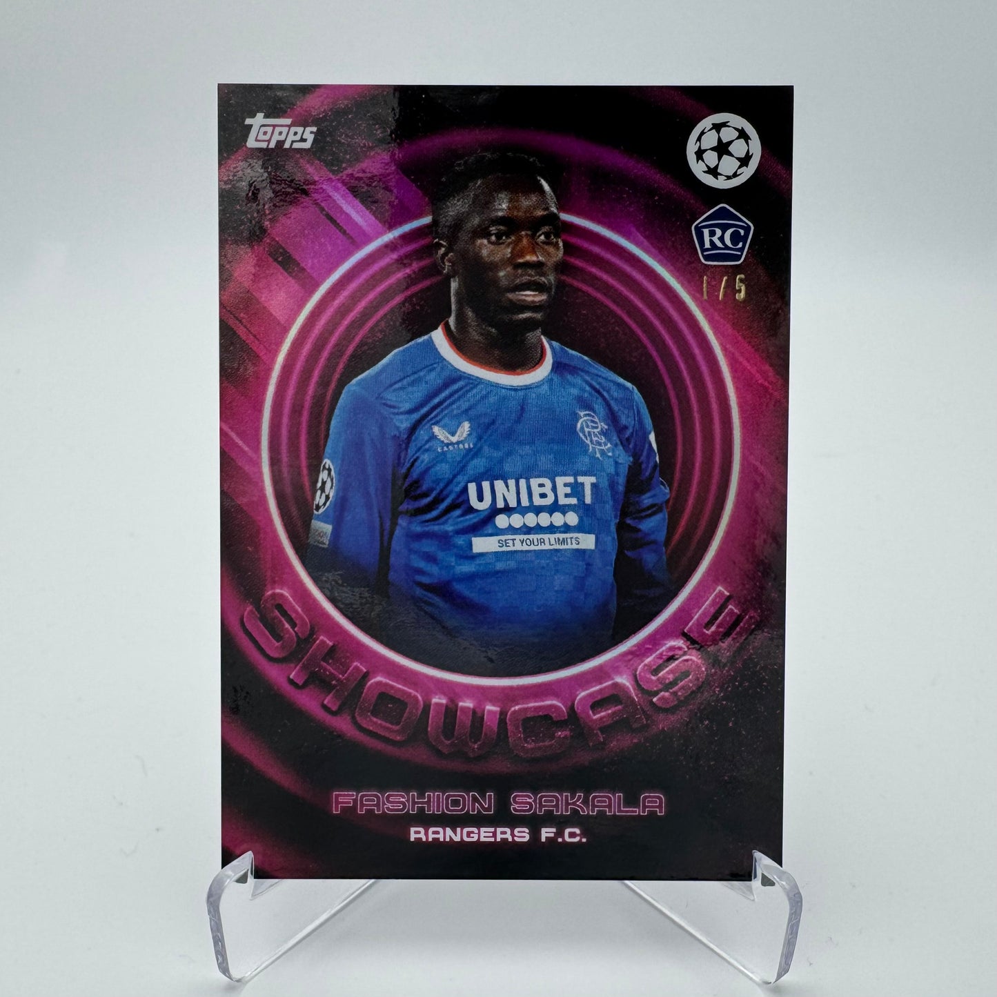 Fashion Sakala RC - Rangers FC - Topps Showtime 2023 - 1/5