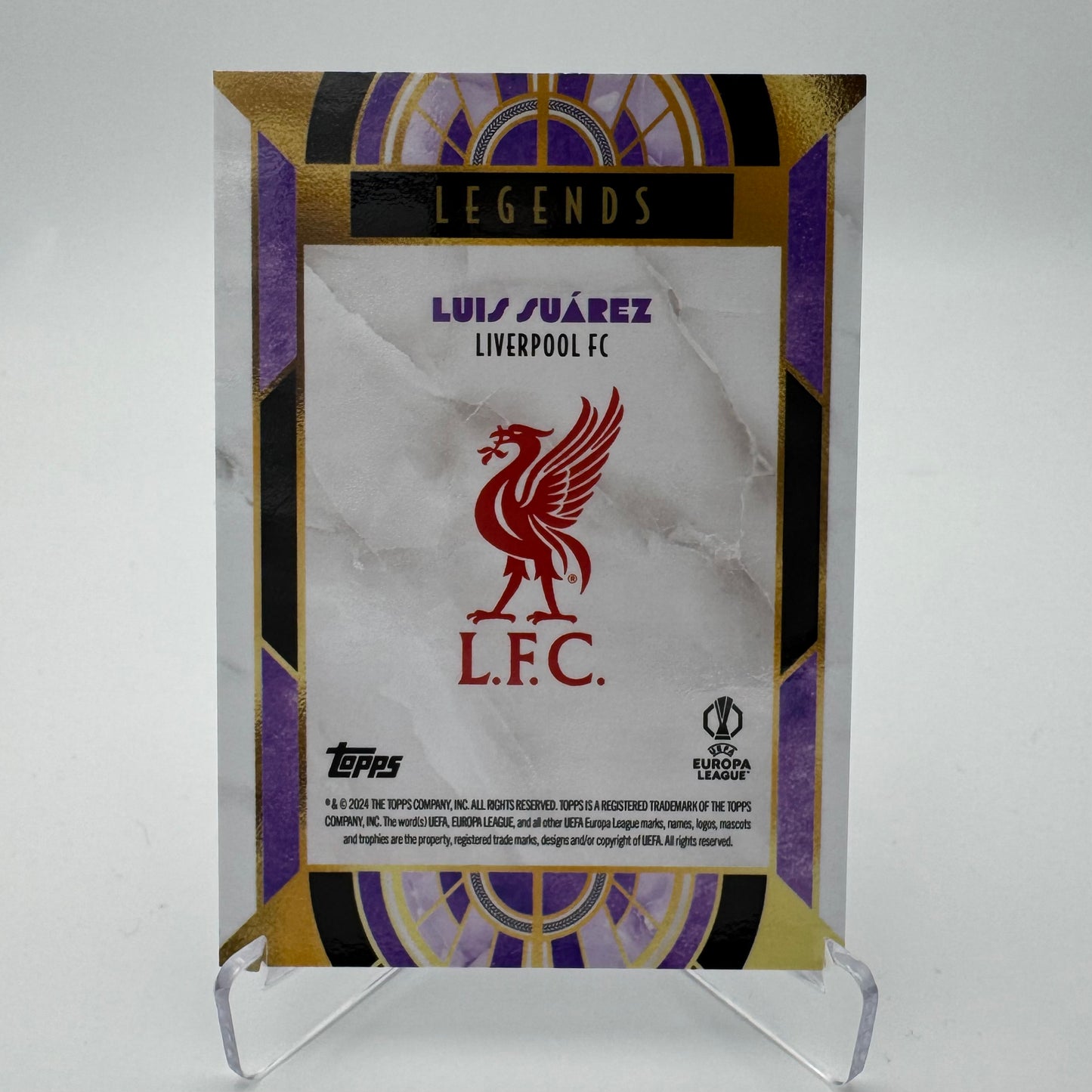 Luis Suarez - Liverpool FC - Topps Deco 2024 - Auto 22/25
