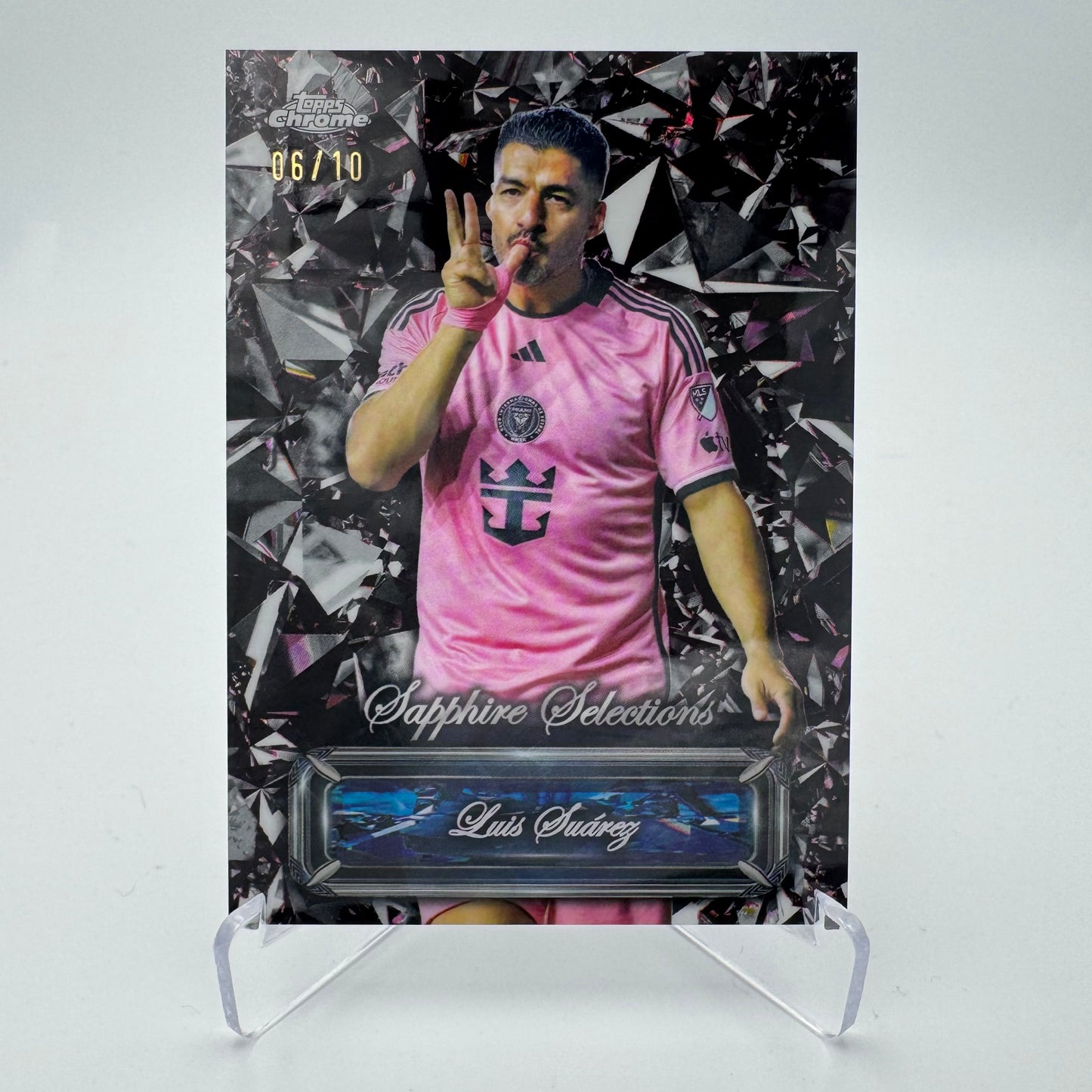 Luis Suarez - Inter Miami - Topps Chrome Sapphire MLS 2024 - Sapphire Selections (Case Hit) 06/10