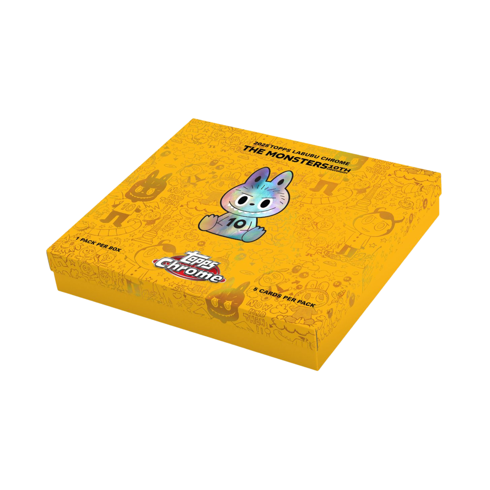 LABUBU TOPPS コラボ BOX 正規品 Chrome 3 BoX Topps Chrome Labubu 10th anniversary - Hobby Box – TheCollectiblesShop