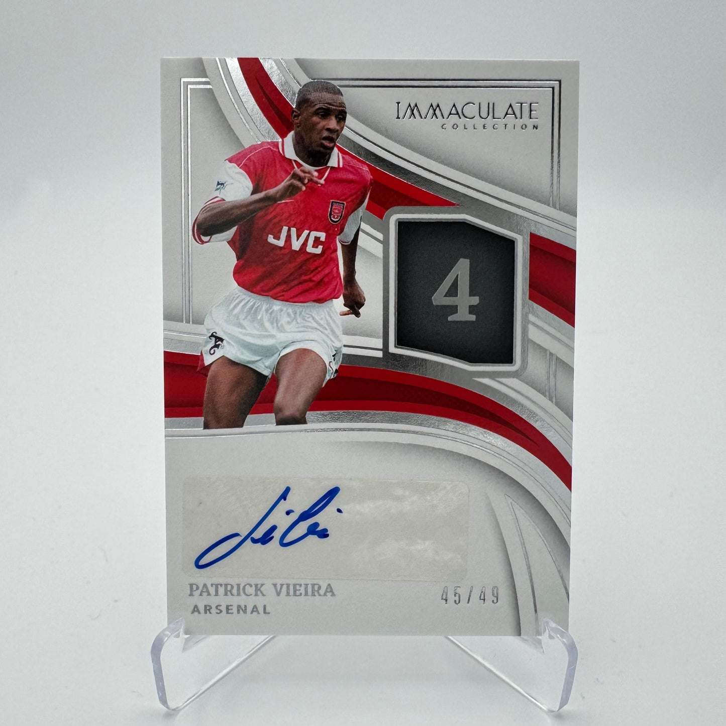 Patrick Vieira - Arsenal FC - Panini Immaculate 23/24 - Auto 45/49