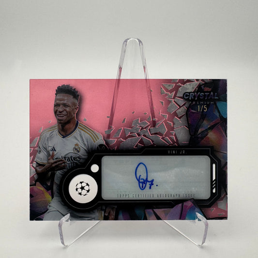 Vini Jr - Real Madrid - Topps Crystal Premium UCC 23/24 - Auto 1/5
