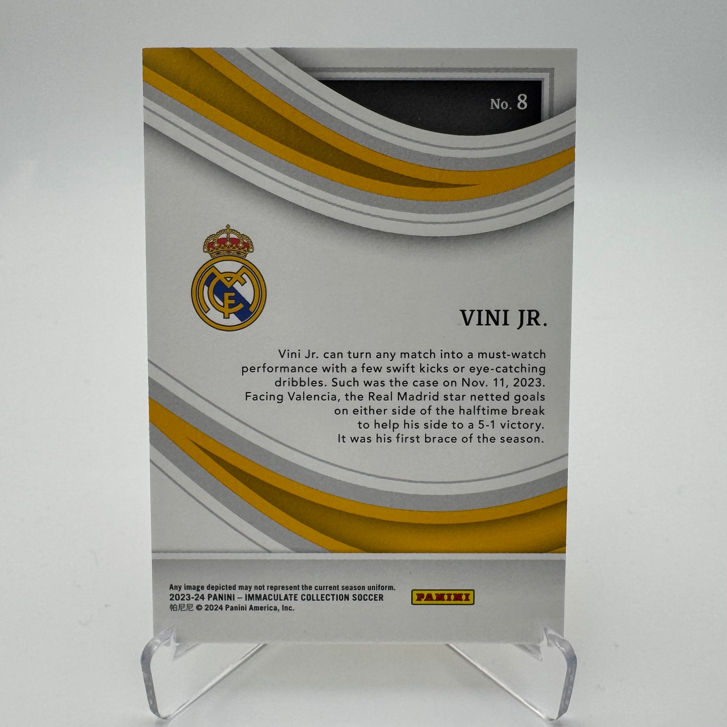 Vini Jr - Real Madrid - Panini Immaculate 23/24 - SP 24/49