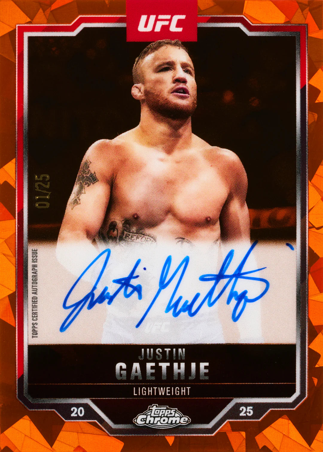 Topps Chrome Sapphire UFC 2025 - Hobby Box