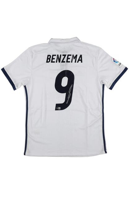 Maillot Signé par Karim Benzema - Real Madrid - Certificat Beckett