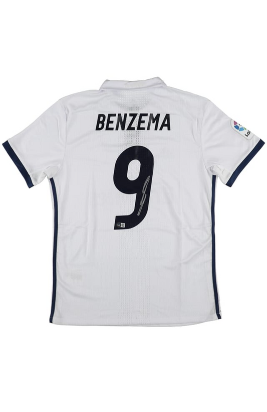 Maillot Signé par Karim Benzema - Real Madrid - Certificat Beckett