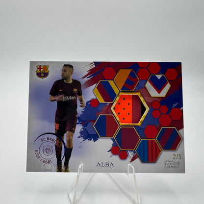 Alba - FC Barcelona - Topps Barcelona 125 - Relic - 2/5