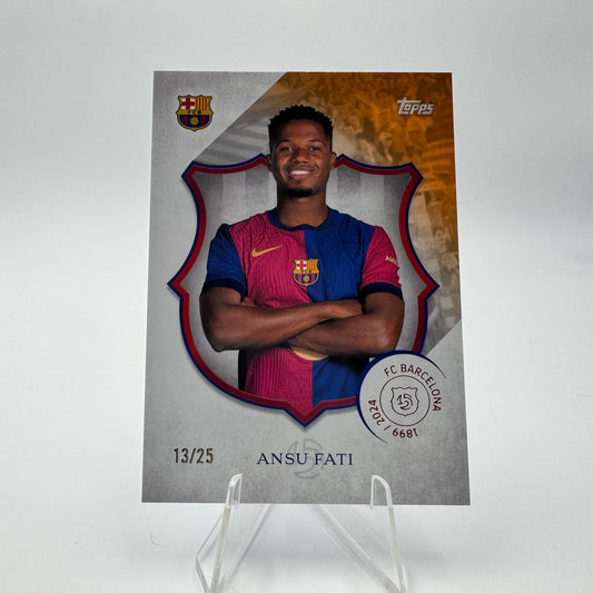Ansu Fati - FC Barcelona - Topps Barcelona 125 - 13/25