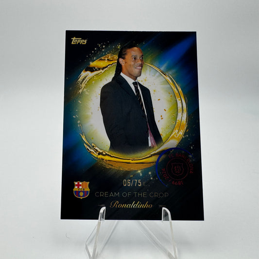 Ronaldinho - FC Barcelona - Topps Barcelona 125 - 06/75