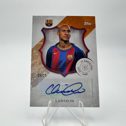 Larsson - FC Barcelona - Topps Barcelona 125 - Auto - 09/25