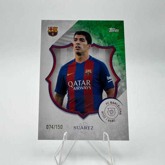 Suarez - FC Barcelona - Topps Barcelona 125 - 074/150