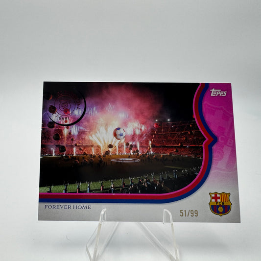 Camp Nou - FC Barcelona - Topps Barcelona 125 - 51/99