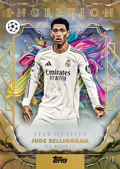 Topps Inception UEFA Club Competitions 2025-26 - Hobby Box