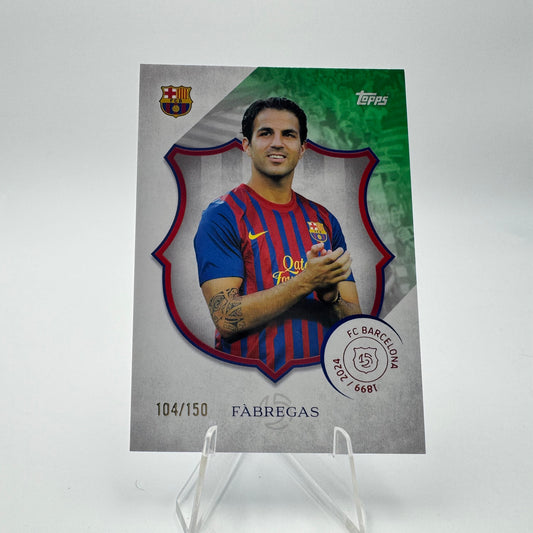 Fabregas - FC Barcelona - Topps Barcelona 125 - 104/150