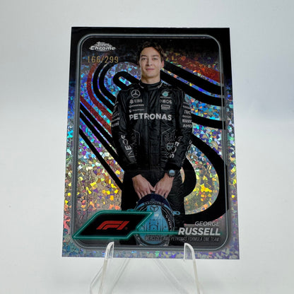 George Russell - Mercedes - Topps Chrome F1 2024 - 166/299