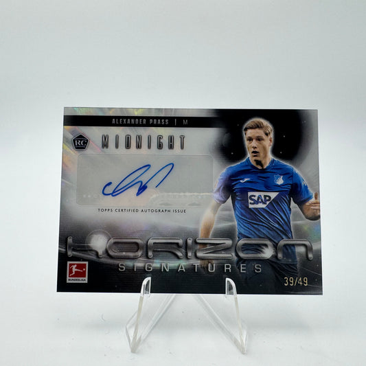 Alexander Prass RC - TSG Hoffenheim - Topps Midnight Bundesliga 24-25 - Autograph - 39/49