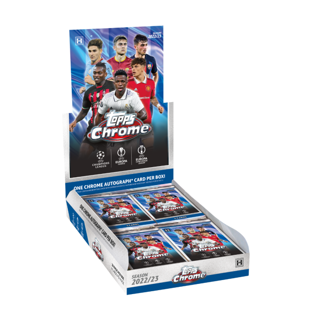 Topps UEFA Club Competitions Chrome - Hobby Box 2022-2023