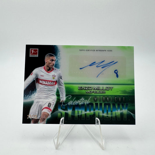 Enzo Millot - VFB Stuttgart - Topps Midnight Bundesliga 24-25 - Autograph - 27/75