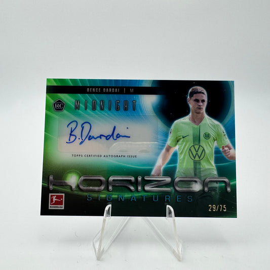 Bence Dardai RC - VFL Wolfsburg - Topps Midnight Bundesliga 24-25 - Autograph - 29/75