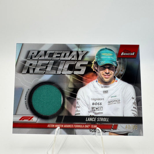 Lance Stroll - Aston Martin - Topps Finest F1 2024 - Relic 40/99