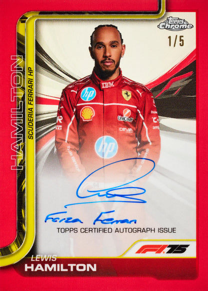 Topps Chrome F1 2025 - Hobby Box