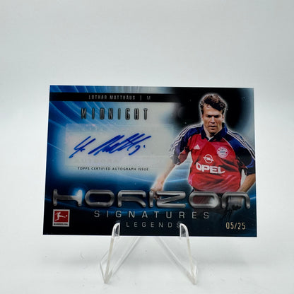 Lothar Matthaus - FC Bayern Munchen - Topps Midnight Bundesliga 24-25 - Autograph- 05/25