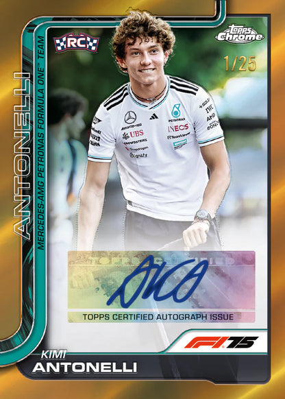 Topps Chrome F1 2025 - Hobby Box