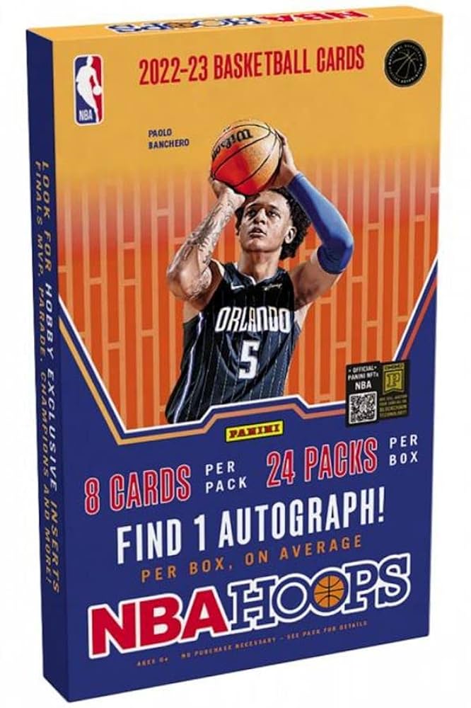 2022/23 Panini NBA Hoops Basketball Hobby Box