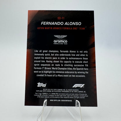 Fernando Alonso - Aston Martin - Topps Chrome F1 2024 - 96/99