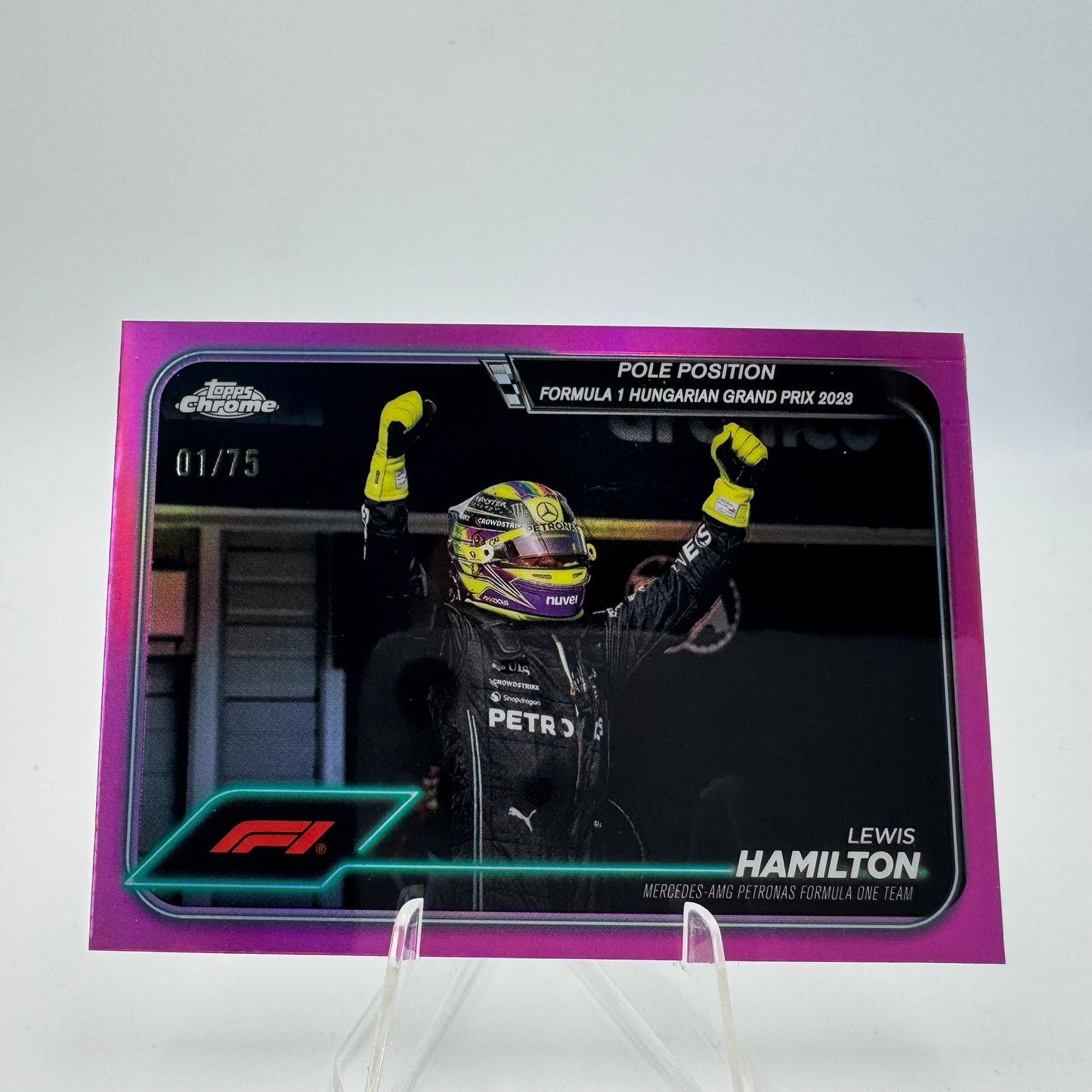 Lewis Hamilton - Mercedes - Topps Chrome F1 2024 - 01/75