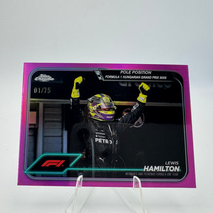 Lewis Hamilton - Mercedes - Topps Chrome F1 2024 - 01/75