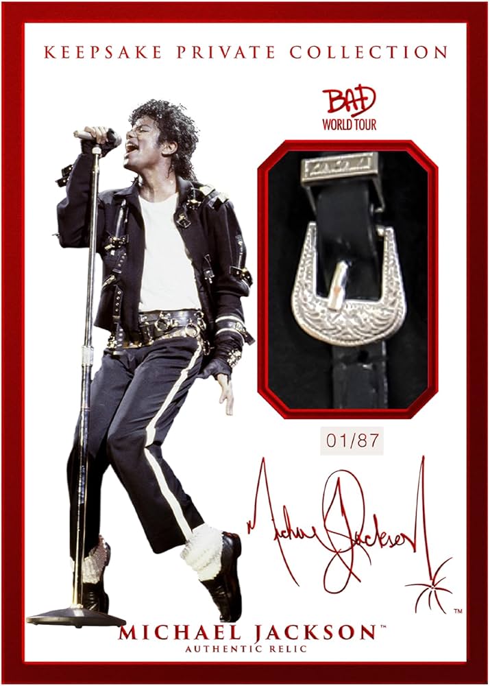 Michael Jackson Keepsake Bad World Tour Premier Mini Box