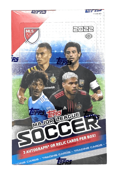 TOPPS MLS 2022 hobby box 3 hits (relic ou auto)