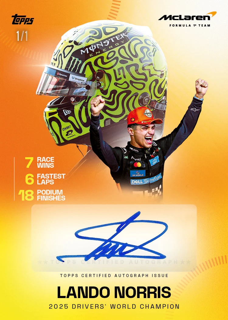 Topps McLaren Racing 2025 - Hobby Box