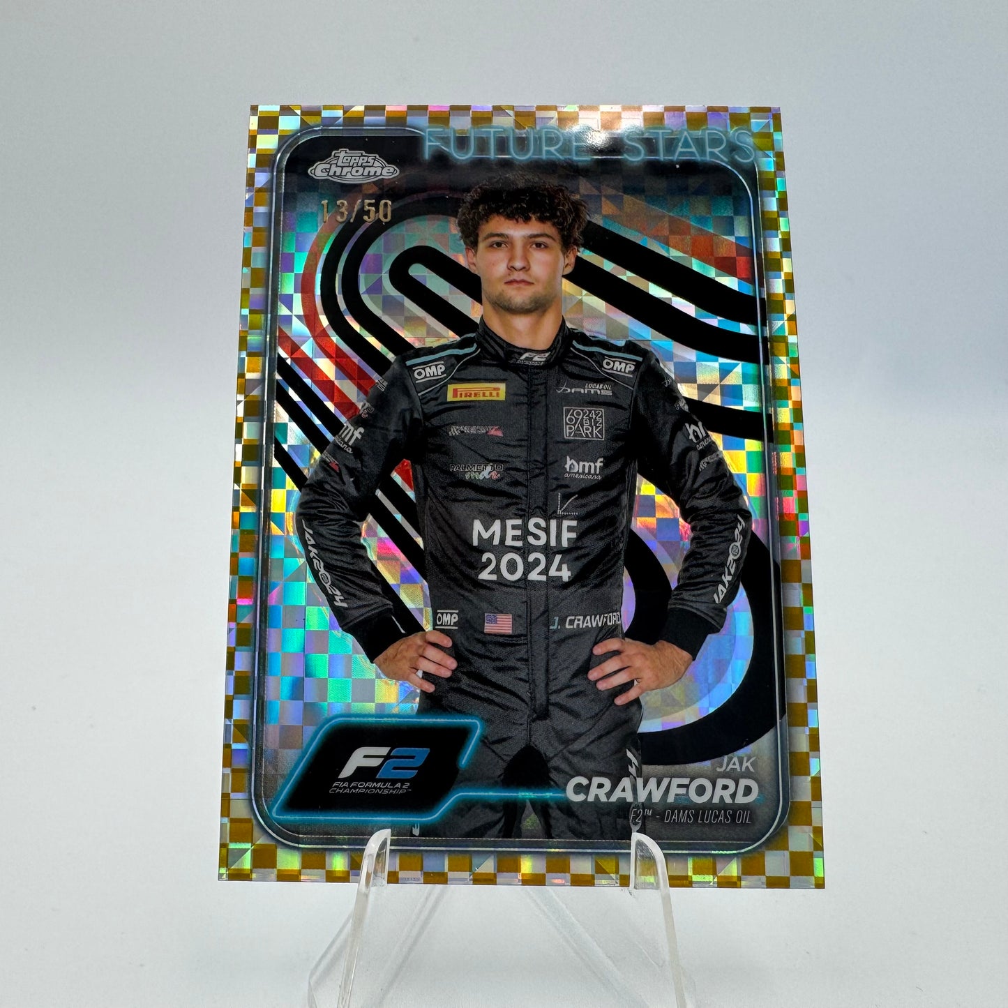 Jak Crawford - DAMS Lucas Oil - Topps Chrome F1 2024 - 13/50