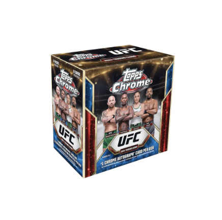 Mega Box UFC Topps Chrome - 1 auto garantie !!!