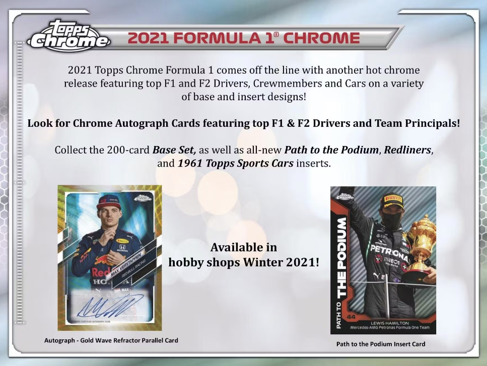 Topps Formula 1 Chrome box 2021