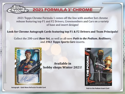 Topps Formula 1 Chrome box 2021