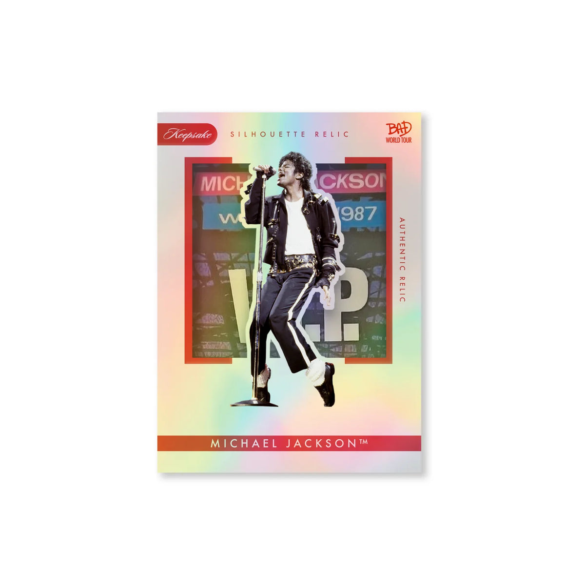 Michael Jackson Bad World Tour Keepsake Holo - Breaker Box