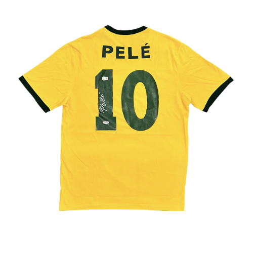 Maillot Pelé dédicacé et certifié (SUR COMMANDE)