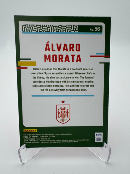 Alvaro Morata - SPAIN - Panini Donruss 23/24 - 13/99 (Color Match Red)
