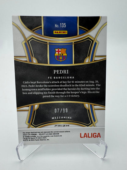 Pedri - FC Barcelona - Panini Select La Liga 23/24 - 07/99
