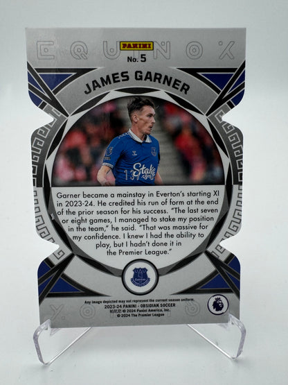 James Garner - Everton - Panini Obsidian 23/24- Die Cut
