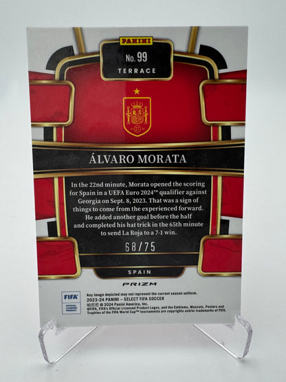 Alvaro Morata - SPAIN - Panini Select FIFA 23/24 - 68/75