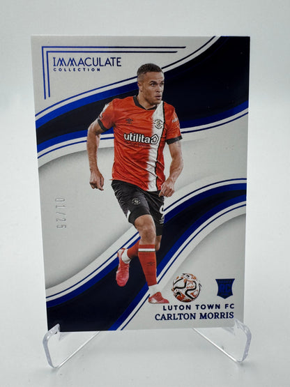 Carlton Morris RC - Luton Town FC - Panini Immaculate 23/24 - 01/25