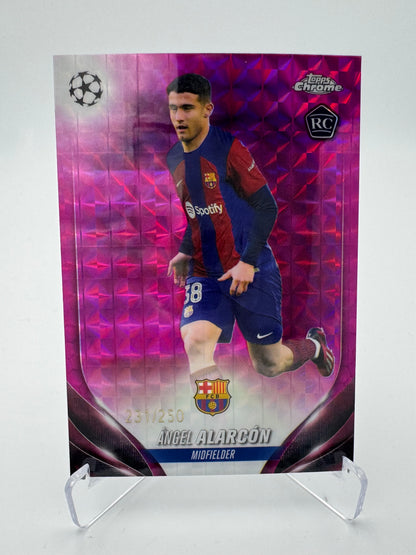 Angel Alarcon RC - FC Barcelona - Topps Chrome UCC 2024 - 231/250