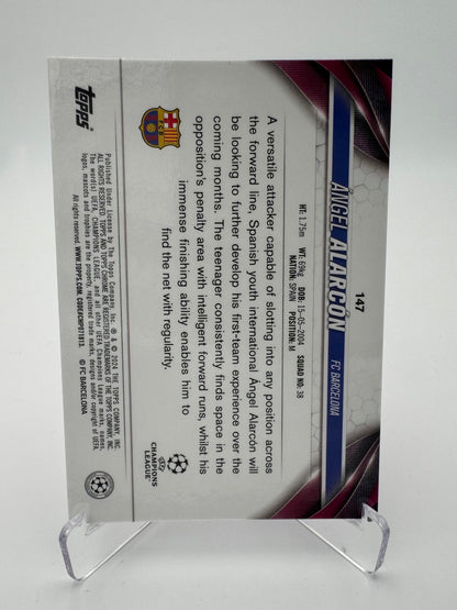 Angel Alarcon RC - FC Barcelona - Topps Chrome UCC 2024 - 231/250