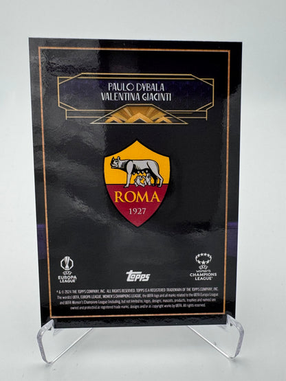 Paulo Dybala & Valentina Giacinti - AS Roma - Topps Deco 2024 - 22/25